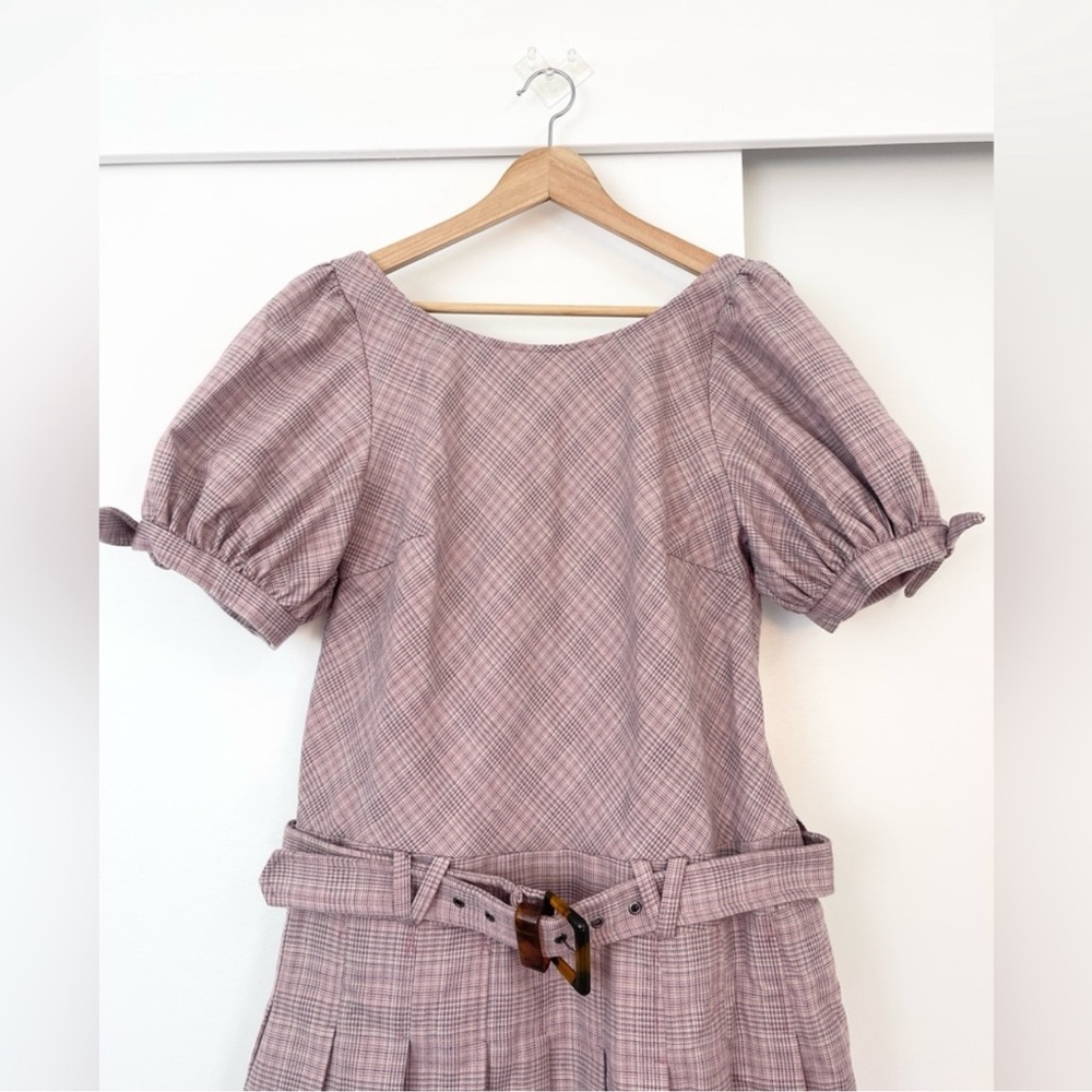FREE PEOPLE SEVI PLEATED MINI DRESS SIZE S MSRP $168.00 NWOT - Picture 8 of 12